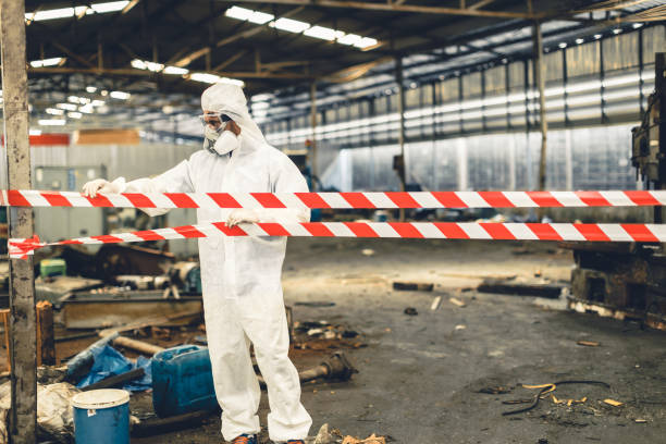 Professional Biohazard technician working in Drexel Hill, PA